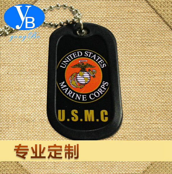 批发生产 金属身份吊牌 不锈钢印刷卷边狗牌 金属吊牌 质优价廉
