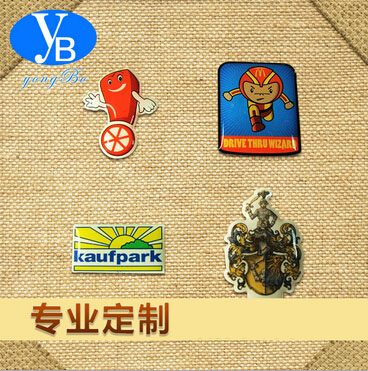 厂家生产个性滴胶徽章 印刷胸章 滴胶儿童金属徽章